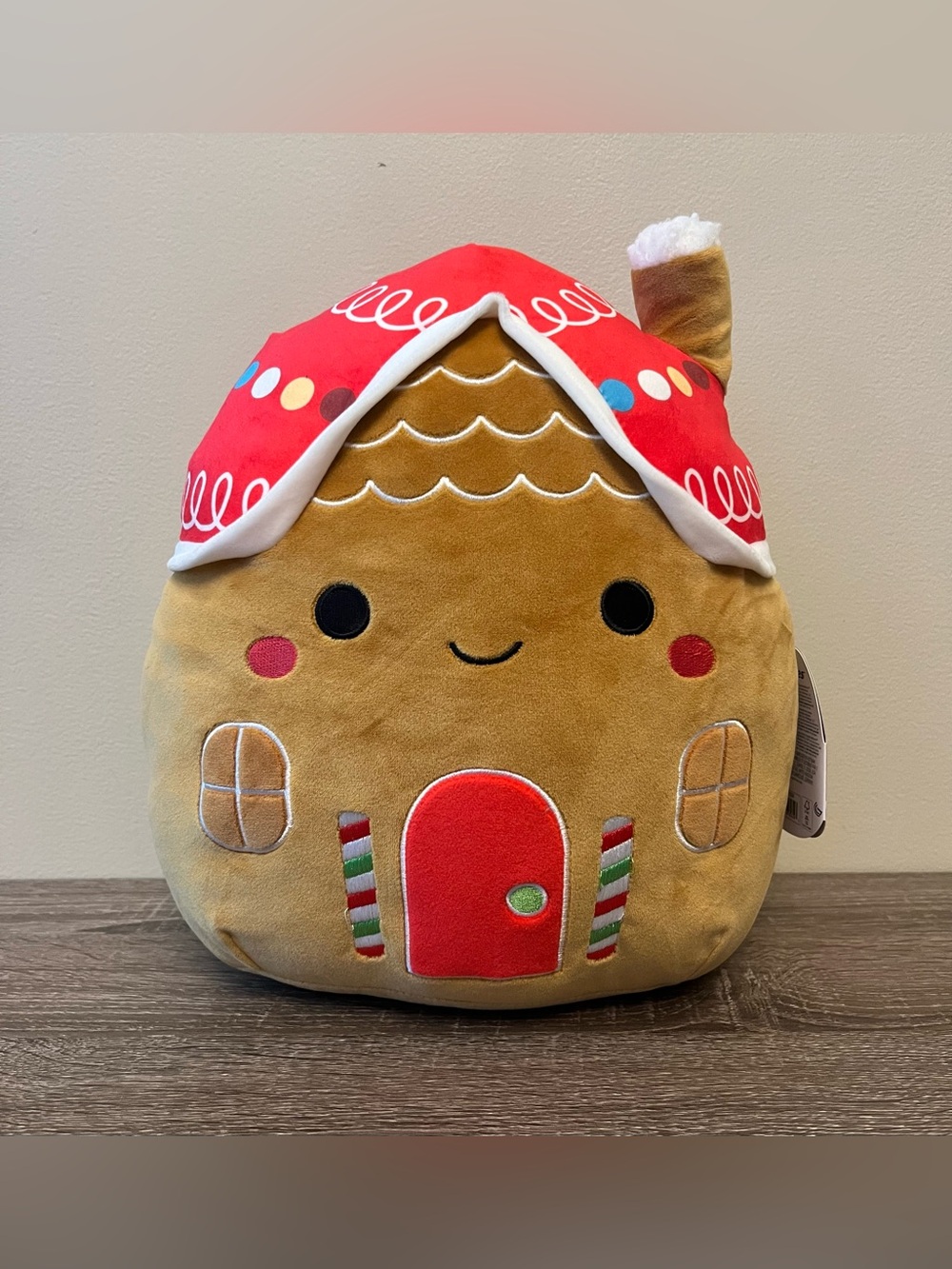 NWT Casa Original Squishmallows Gingerbread House Plush Festive Holiday